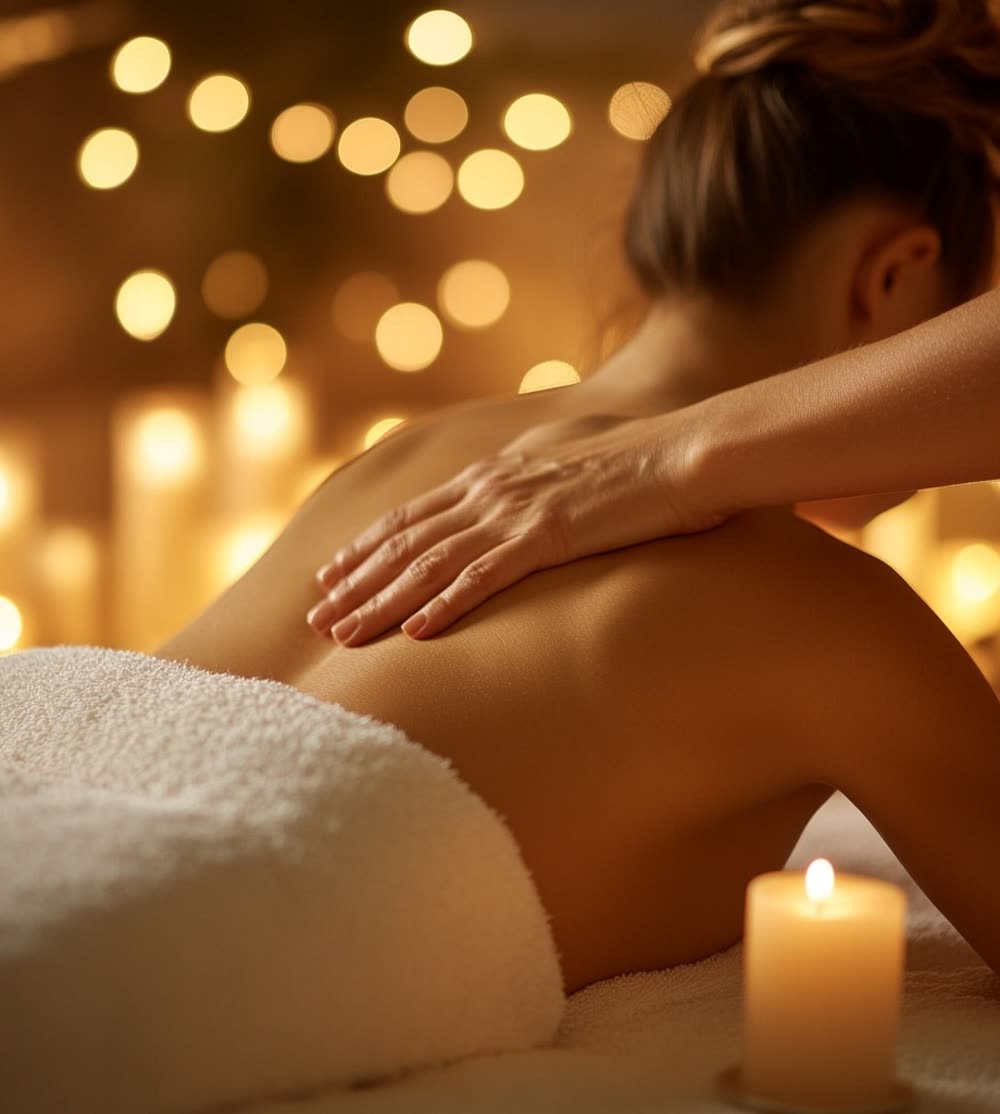 Masaż pleców i karku w studiu Massage 4 You w Poznaniu — praca nad obręczą barkową